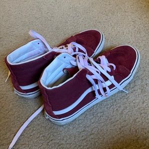 Vans Maroon High-Tops